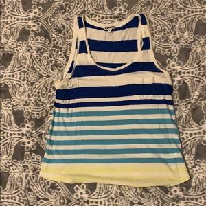 Striped Express Racerback Tank